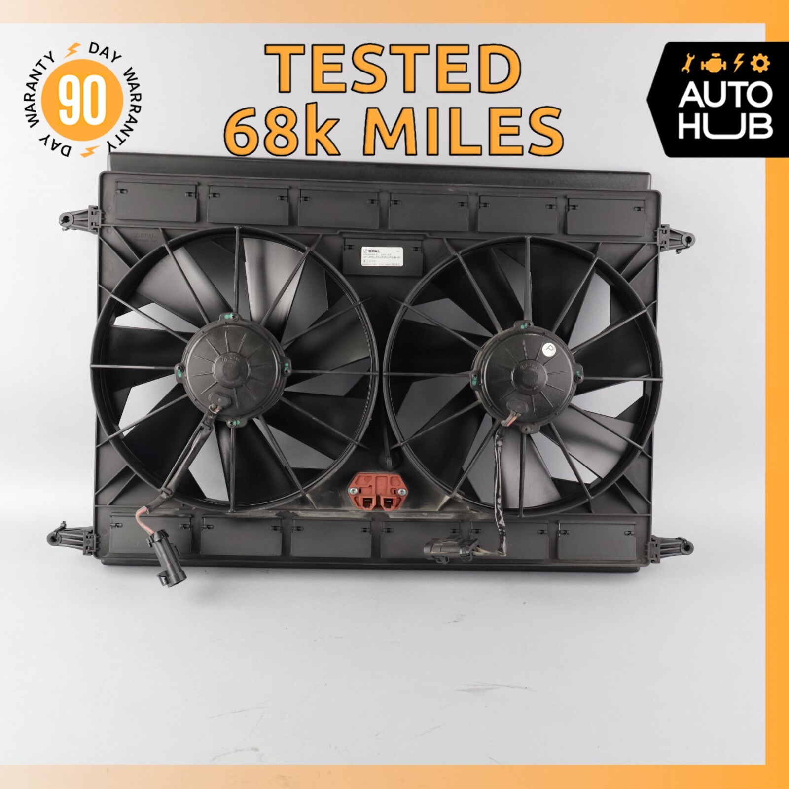 09-19 Maserati Quattroporte GranTurismo 4.7L Radiator Cooling Fan Motor OEM 68k