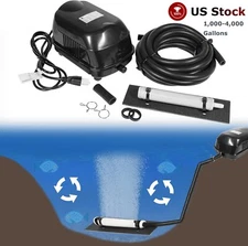 Pond Aerator Kit for Water Gardens & Koi Ponds 1,000-4,000 Gallons, Pond Air Pum