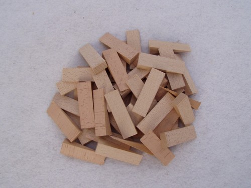 Holzkeile Möbelkeile, Ausgleichskeile, Türkeile 100 Stück