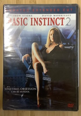 Basic Instinct 2 (2006) DVD Unrated Extended Cut Sharon Stone NEW SEALED