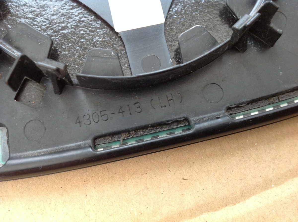 JAGUAR XF XJ XK XE DOOR WING MIRROR GLASS HEATED N/S LEFT GENUINE  