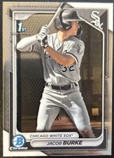 #BCP-116 Jacob Burke 1st 2024 Bowman Chrome Prospects Chicago White Sox