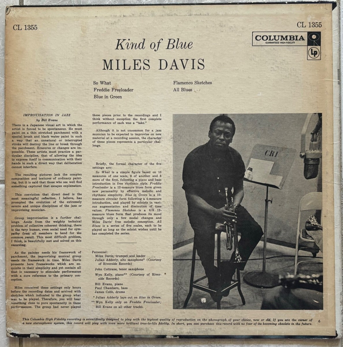 Kind of Blue 誤植ラベル/モノ/マイルス・デイヴィス/USオリジナル Miles Davis - Kind Of Blue - 1959 - Mono w/ Misprints RARE | eBay