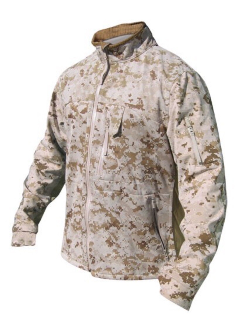 USMC COMBAT DESERT JACKET, Marine, 180S APECS, MARPAT Camo
