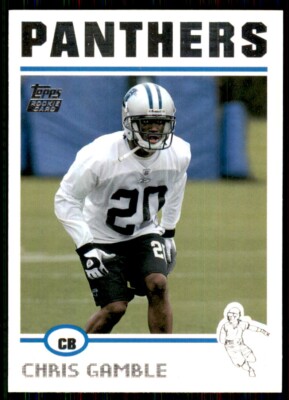 2004 Topps Chris Gamble Rookie Carolina Panthers #329 NFL Football