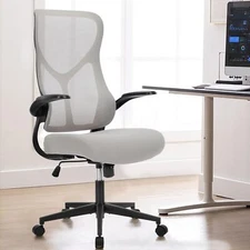 Gray Home Office High Back Mesh Computer Chair Ergonomic Executive Gaming Chair