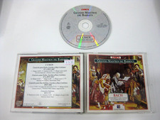 BACH CD Concerts Pour Violon, Concerto Pour Piano (GRANDS MAÎTRES DU BAROQUE)