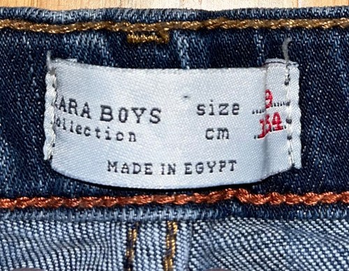 ZARA BOY SKINNY JEANS SIZE 9 EXCELLENT COND DD - Picture 2 of 3