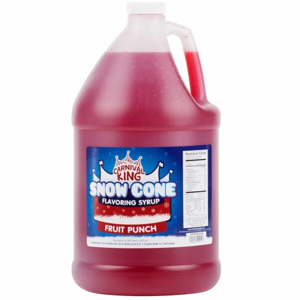 Carnival King 1 Gallon Fruit Punch Snow Cone Syrup | eBay