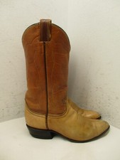 Tony Lama Brown Leather Western Cowboy Boots Womens Size 5.5 C Style 7044