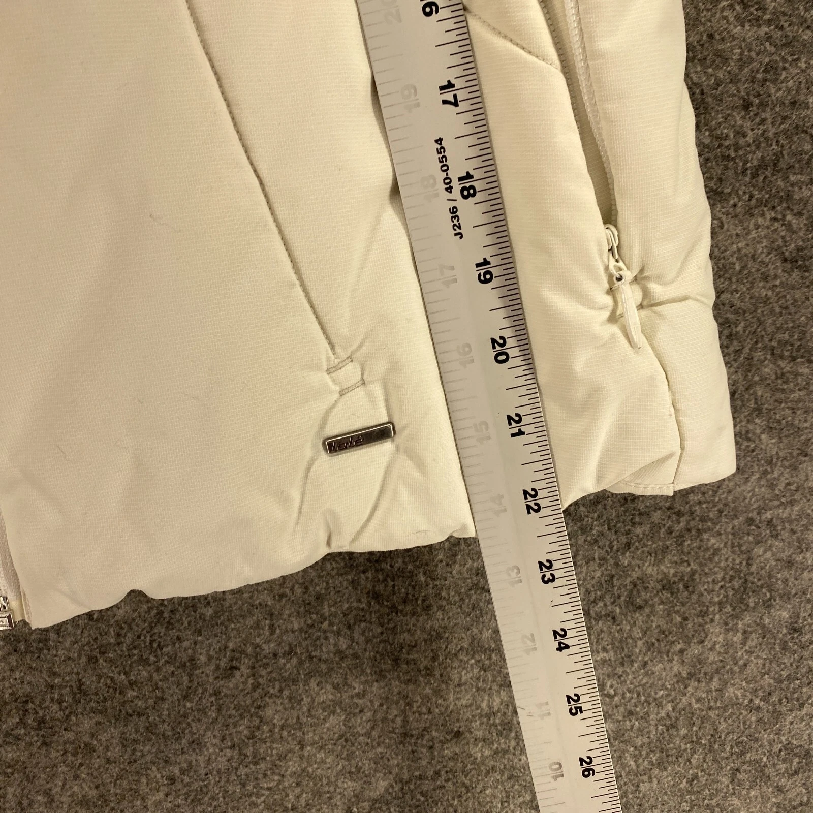 lole quilted full zip sleeveless high neck pockets jacket