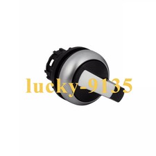 1PCS EATON M22-WRK3 Selector Switch 3 Positions Silver Bezel Black Button