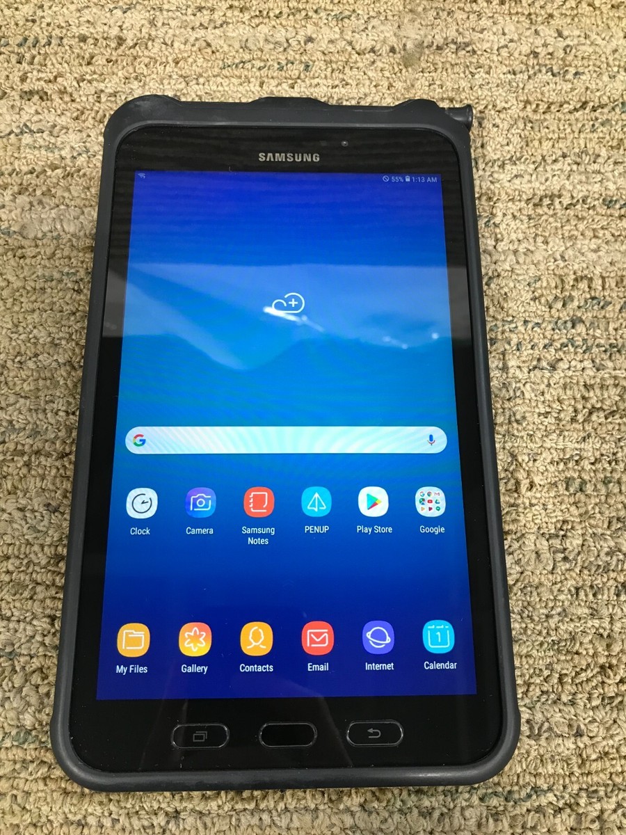 Samsung Galaxy Tab Active SM-T397U 16 GB in Tablet w/case