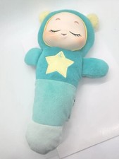 Playskool Glo Worm SmartSense Cry Sensor Voice Recordable Stuffed Plush Light Up