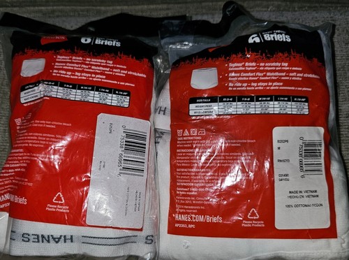 Hanes Boys Briefs Size Medium 10 - 12 Cool Comfort Flex (lot of 2) 6 Packs New - Picture 2 of 2