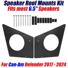 For 6.5" Speaker Roof Mount Mounting Hardware Kit For Can Am Defender 2017-2024