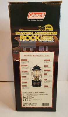 Coleman season's lantern2008 rock 美中古 Coleman Seasons Lantern 2008 Limited Edition Rock Black NEW