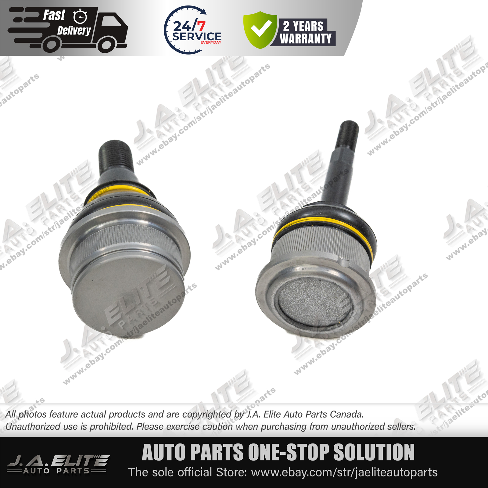 2pcs Front Knuckle Ball Joint for Rolls-Royce Phantom 31120414733,31216774835