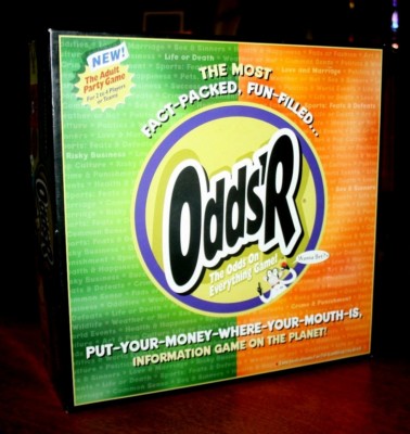 Odds'R Board Game - Fact Packed Fun Filled Adult Party Game - Eagle Games 2002