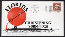 1981 USS Florida (SSBN-728) Christening NP825