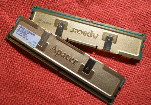 Apacer X2, 1GB each DDR2 UNB PC2-6400CL5 "PLUS FREE SHIPPING" - Picture 3 of 3