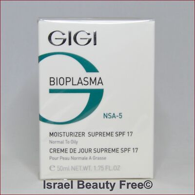 Gigi Bioplasma Moisturizer Supreme SPF20 for Normal - Oily Skin 50ml