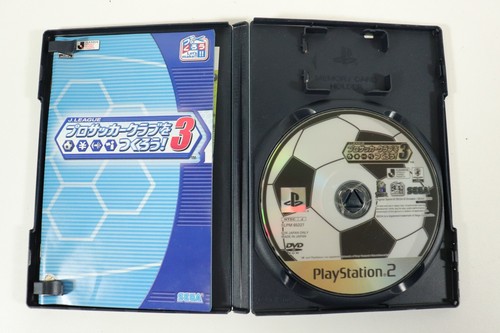 SONY PLAYSTATION 2 PRO SOCCER CLUB WO TSUKURO 3 MANUAL INCLUDED (704) - Picture 2 of 3