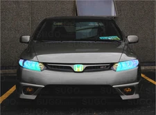 60"x12" Chameleon Neo Blue Headlight Color Glass/Plastic Lens Tint Film Wrap 