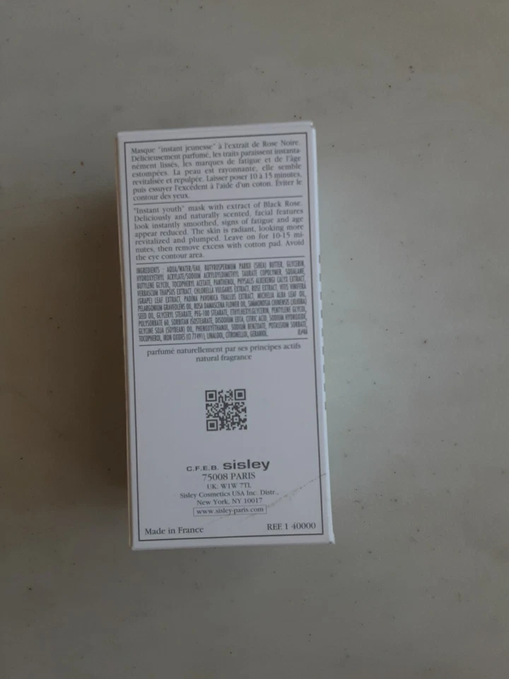 NOVA Máscara Creme Sisley Black Rose 60ml Cuidados com a Pele Feminina - Imagem 3 de 3