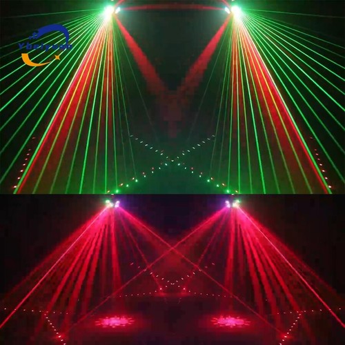 Proyector de luz estroboscópica láser RGB escenario discoteca DJ de 10 ojos DMX512 para boda, fiesta - Imagen 12 de 15