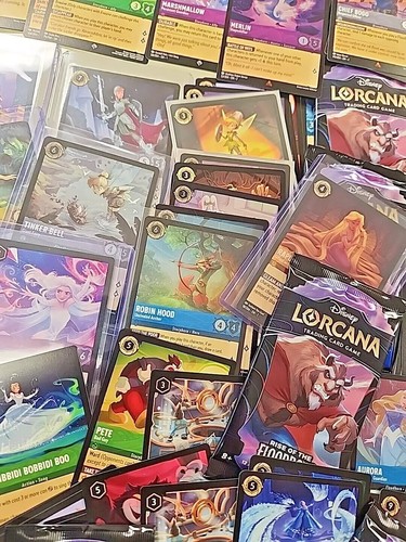 Disney Lorcana Card Collection Lot COLD FOILS Super RARES + Sealed Booster Pack - Picture 4 of 8