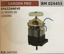 MOTORE ELETTRICO BRUMAR GARDEN PRO BM024453 SPAZZANEVE LE 60200-50