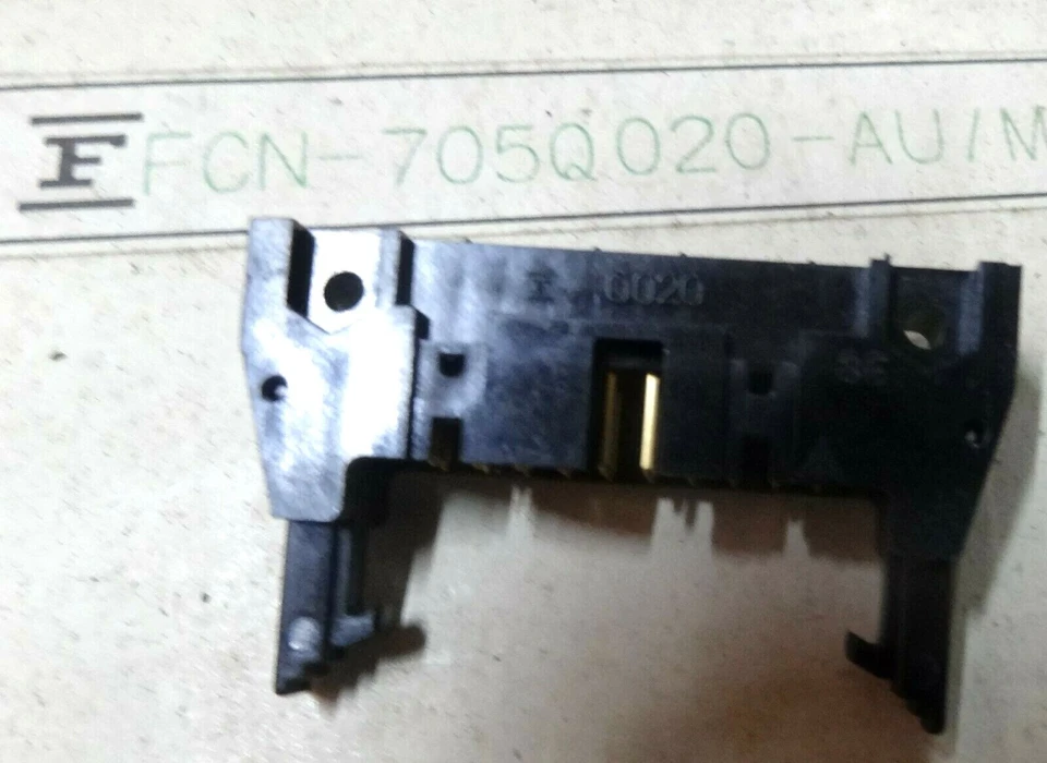 10X Fujitsu 20 way right angle IDC PCB header plug FCN705Q020AUM  - Image 3 of 3