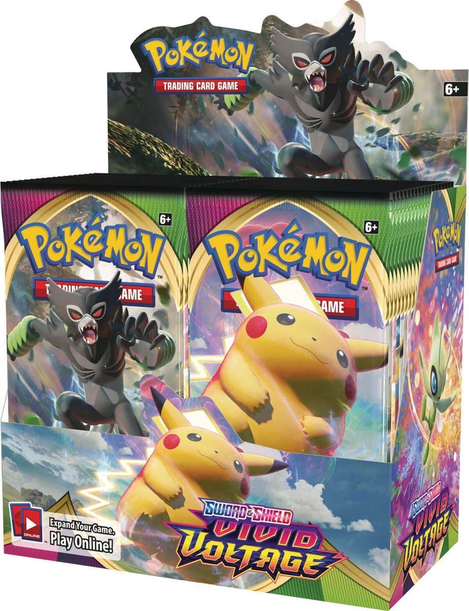 Pokemon TCG Sword & Shield Vivid Voltage Booster Box [36 Packs] | eBay