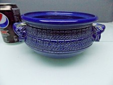 LOT 24-GRES D'ALSACE-DANY TONIN-TRES BEAU CACHE POT, VIDE POCHE CRISTALLISATIONS