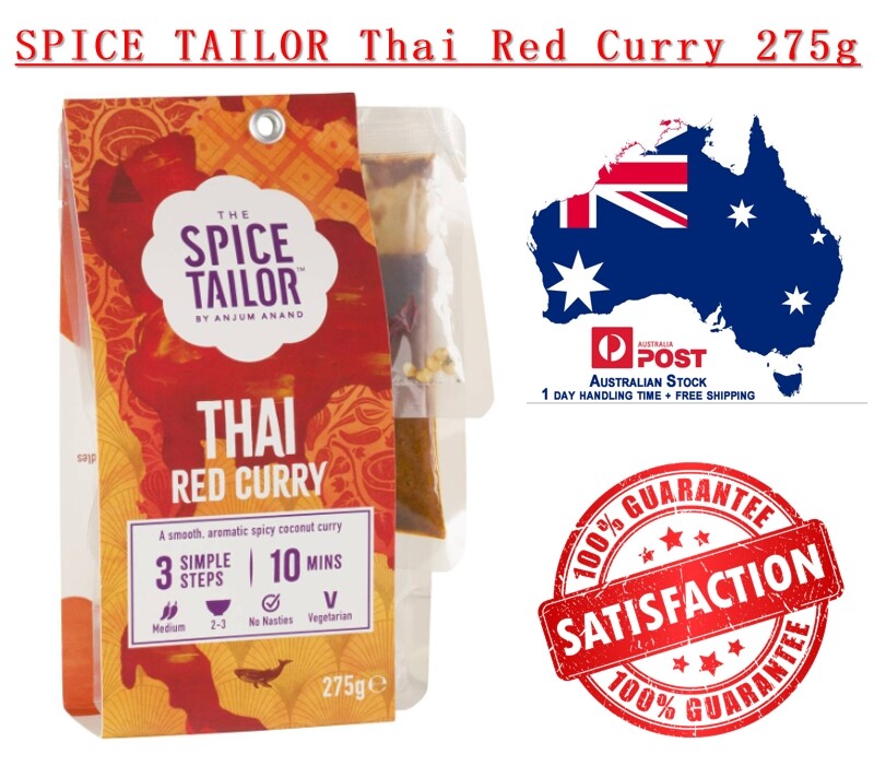 NEW INDIA The Spice Tailor Thai Red Curry Kit 275g + Free Shipping