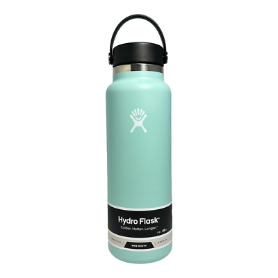 Insulated Bottle Green 40 Oz Hydro Flask Hydro Flask Wide Mouth W