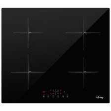 Induktionskochfeld 59cm autark, rahmenlos, Touch, 4 Zonen, Timer,Kindersicherung