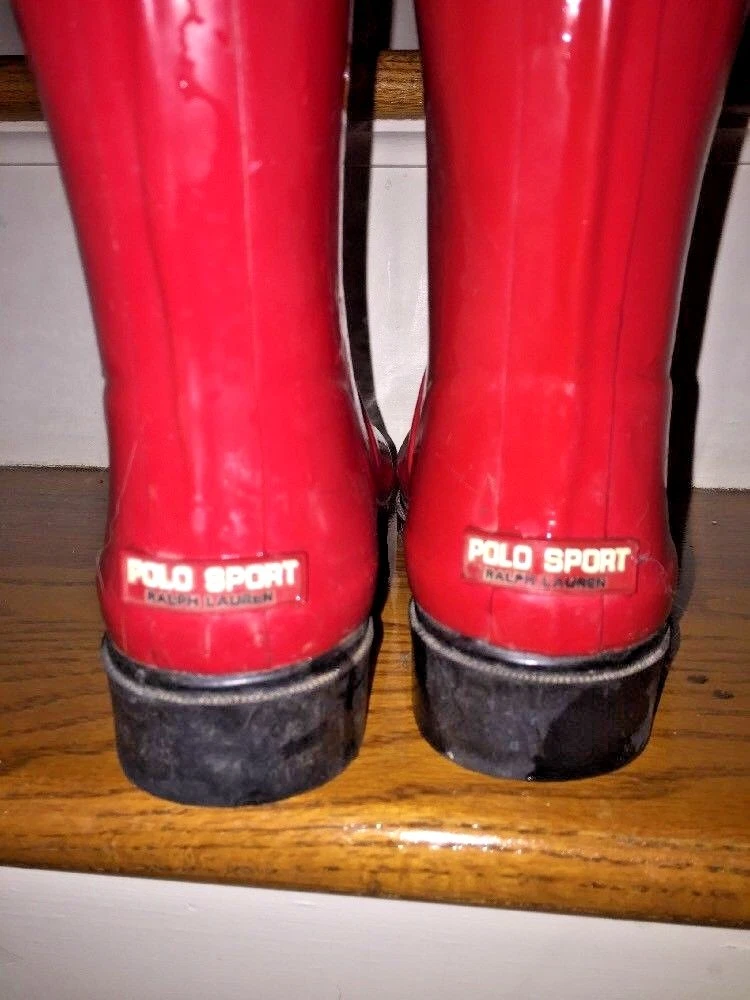 US POLO SPORT Ralph Lauren Riding Waterproof Duck Boots Insulated