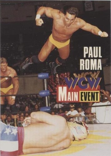 1995 Cardz WCW Main Event Wrestling Card #10 Paul Mr. Wonderful