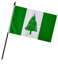 Norfolk Island Hand Flag (9" x 6")