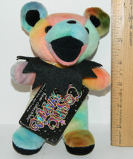 Grateful Dead Cosmic Charlie Teddy Bear Liquid Blue Limited VTG tye Dye Plush