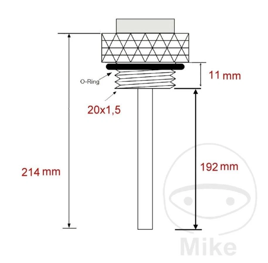 Coltello Rilevatore Diretto per Moto Guzzi Breva Daytona Griso Sport Centauro Foto 3 de 3