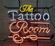 The Tattoo Room 24"x20" Neon Sign Light Lamp Workshop Poster Cave Collection UY