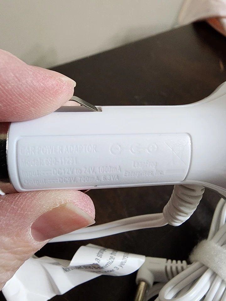 Leap Frog Car Adapter Charger LeapPad2 LeapsterGS Model 690-11291 - Image 3 of 4