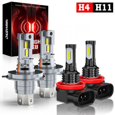 For 2007 - 2014 Honda CRV CR-V LED Headlight&Fog Light High Low Dual Beam Bulbs