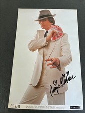 AUTOGRAPHED:  Magic Christian  Austrian  Magician   Poster  April 1988