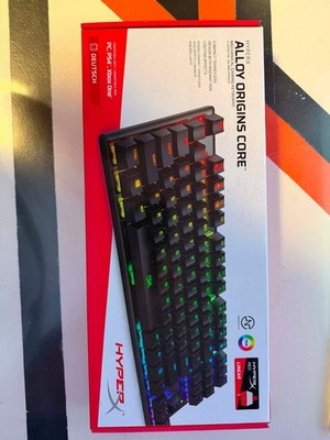 HyperX Alloy Origins Core  Mechanisch-Gaming-Tastatur 4P5P3AD#ABD / HX-KB7RDX-DE