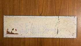 Swimmer Arcade Marquee ORIGINAL - (paint chipped