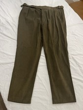 Todd Snyder Gurkha Trousers Cotton Blend Mens 38x29 Olive Pants Belted NWT 300